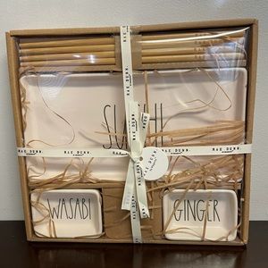 New Rae Dunn SUSHI Set